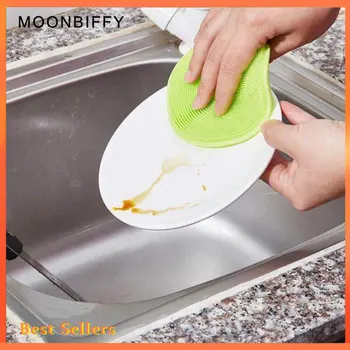 Çok fonksiyonlu Silikon Çanak Kase Sihirli Temizleme Fırçası Ovma Pedi Pot Pan Yıkama Fırçaları kolay temizlenebilir mutfak temizleyici Araçları