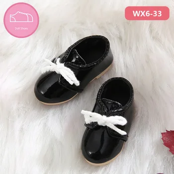 Ücretsiz Kargo BJD Ayakkabı 1/6 Deri Siyah Haki YOSD BJD Bebek WX6-33 Uzunluğu 4.6 cm genişlik 2cm WX6 - 40 mavi Bebek Aksesuarları